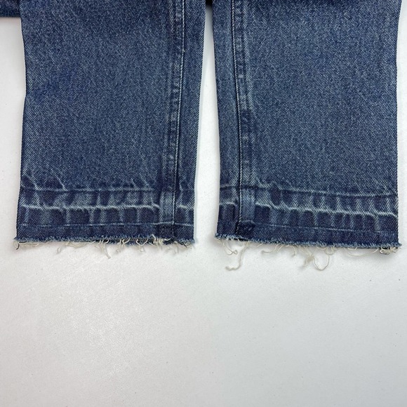 FRANK & OAK The Stevie Tapered Button Fly Jean Sz 24 Raw Hem - Picture 8 of 8